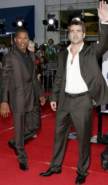 Colin Farrell and Jamie Foxx — Zdjęcie stockowe