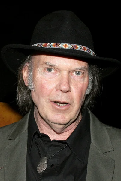 Zpěvák Neil Young — Stock fotografie