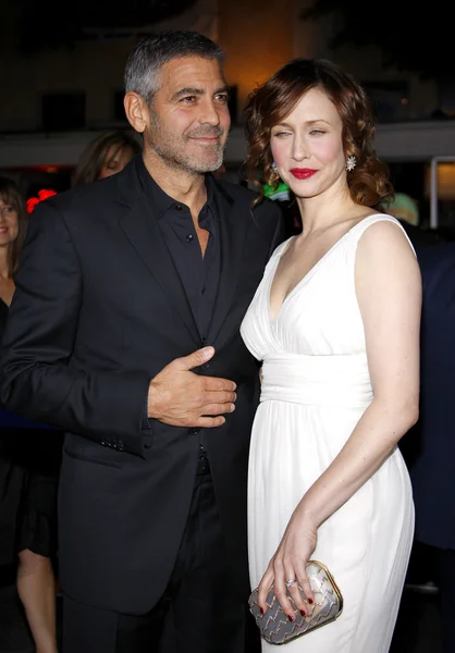 George Clooney och Vera Farmiga — Stockfoto