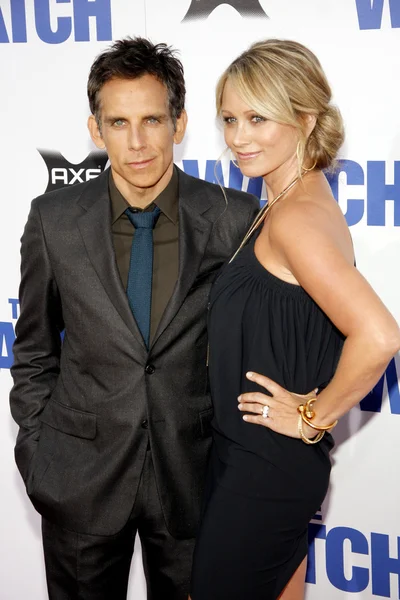 Ben stiller a christine taylor — Stock fotografie