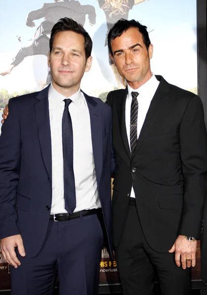 Paul Rudd and Justin Theroux — Stock Photo, Image