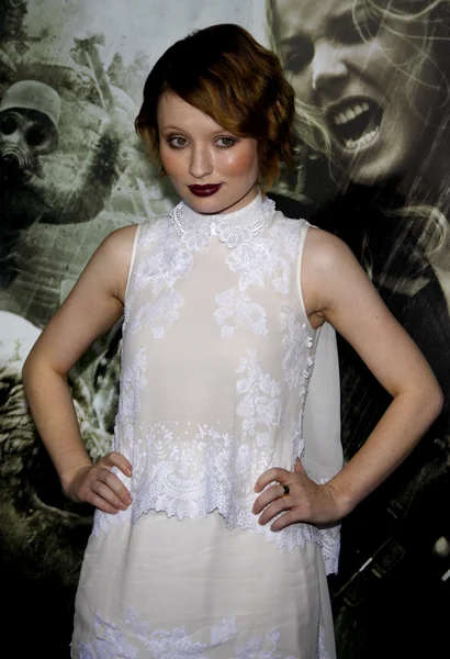 Actress and singer Emily Browning — Stock Photo, Image