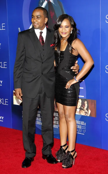 Bobbi Kristina Brown y Nick Gordon — Foto de Stock