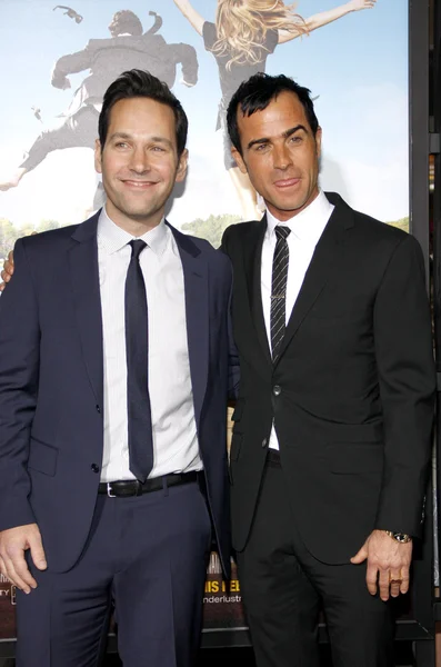 Paul Rudd y Justin Theroux — Foto de Stock