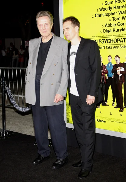 Sam Rockwell e Christopher Walken — Fotografia de Stock