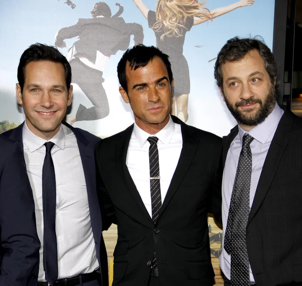 Justin Theroux y Judd Apatow — Foto de Stock