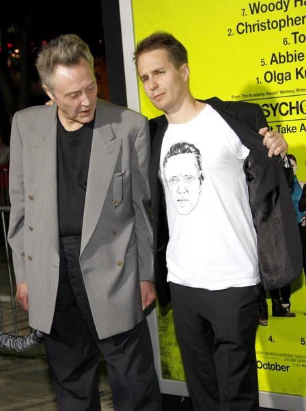 Sam rockwell und christopher walken — Stockfoto