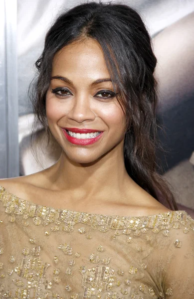 Herečka a tanečnice Zoe Saldana — Stock fotografie