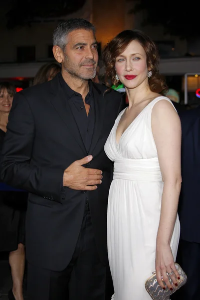 George Clooney och Vera Farmiga — Stockfoto