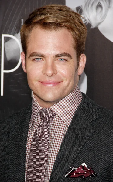 Ator Chris Pine — Fotografia de Stock