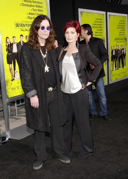 Ozzy und sharon osbourne — Stockfoto