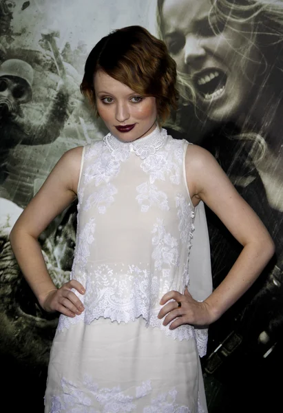 Attrice e cantante Emily Browning — Foto Stock