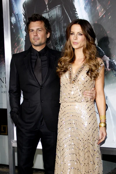 Len Wiseman e Kate Beckinsale — Foto Stock