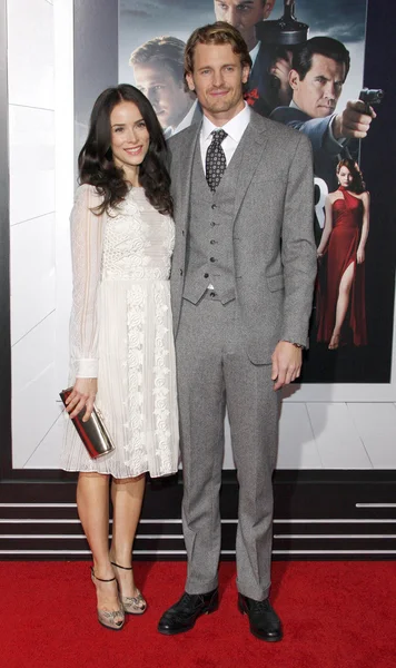 Abigail Spencer og Josh Pence - Stock-foto