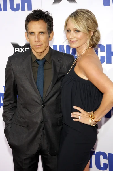 Ben stiller a christine taylor — Stock fotografie