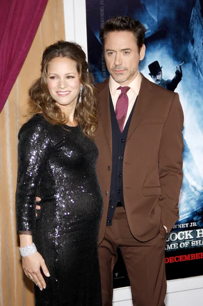 Robert Downey Jr. and Susan Downey — Stock Photo, Image