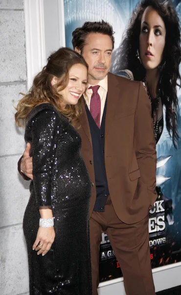 Robert Downey Junior e Susan Downey — Foto Stock