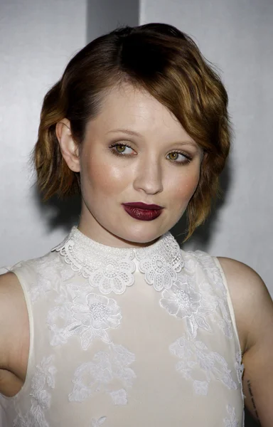 Skådespelerskan och sångerskan Emily Browning — Stockfoto