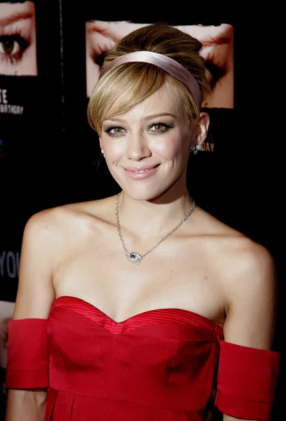 Actress Hilary Duff — Stock Photo, Image