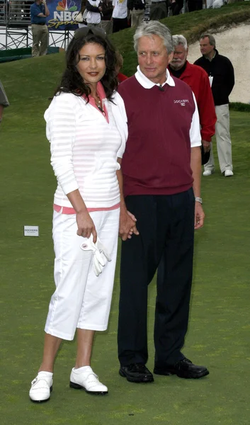 Catherine Zeta-Jones y Michael Douglas — Foto de Stock