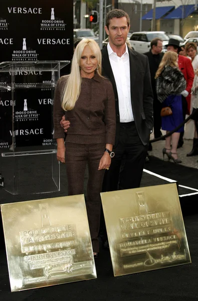 Designer Donatella Versace — Stock Photo, Image