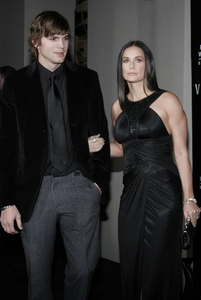 Ashton Kutcher e Demi Moore — Fotografia de Stock