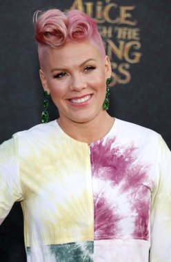 actress and singer Pink clipart