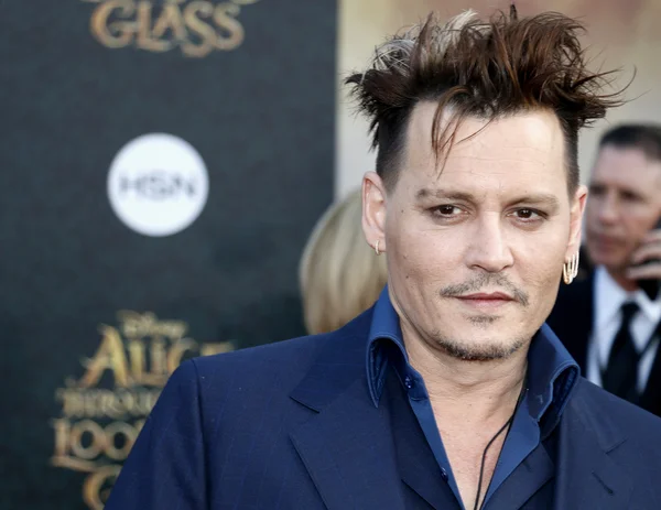 Actor y productor Johnny Depp — Foto de Stock