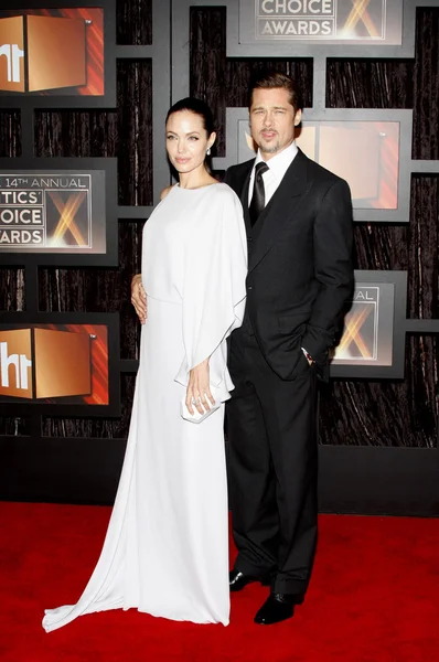 Brad Pitt, Angelina Jolie — Stock Photo, Image