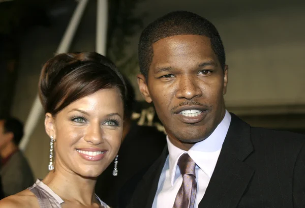 Jamie Foxx en Leila Arcieri — Stockfoto