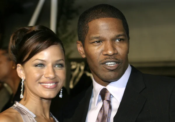 Jamie Foxx en Leila Arcieri — Stockfoto