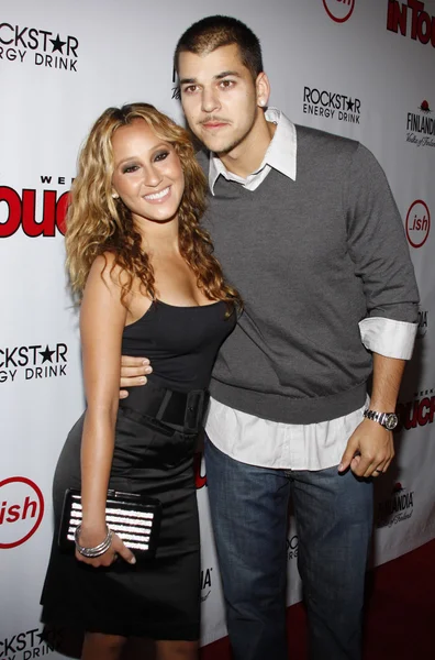 Adrienne Bailon e Rob Kardashian — Fotografia de Stock