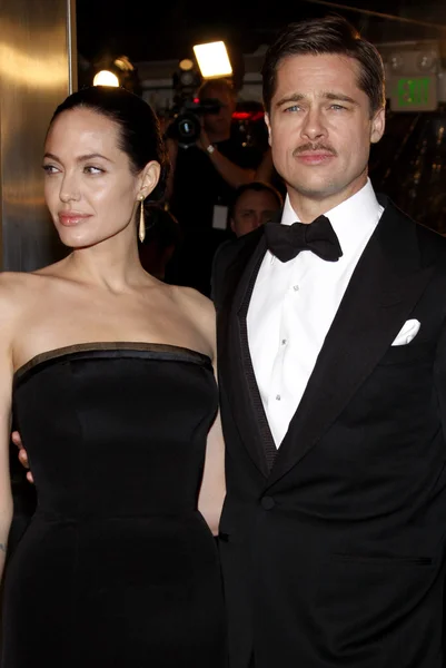 Angelina Jolie, Brad Pitt — Stock Photo, Image