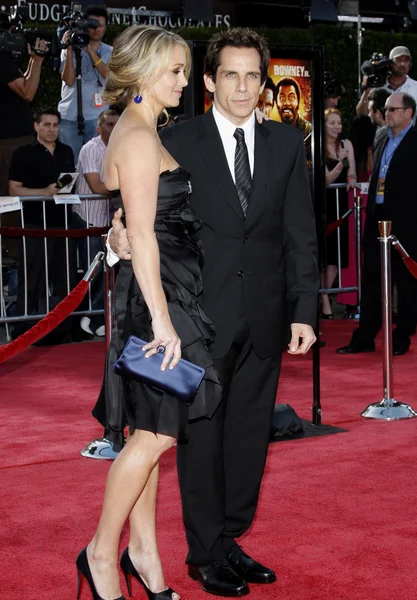 Christine taylor a ben stiller — Stock fotografie