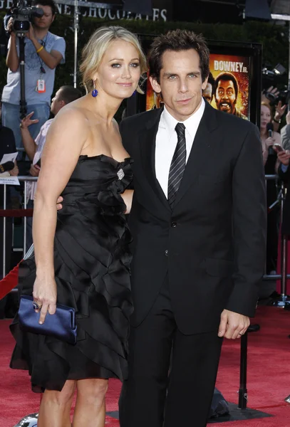 Christine taylor och ben stiller — Stockfoto