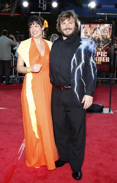 Jack Black y Tanya Haden — Foto de Stock