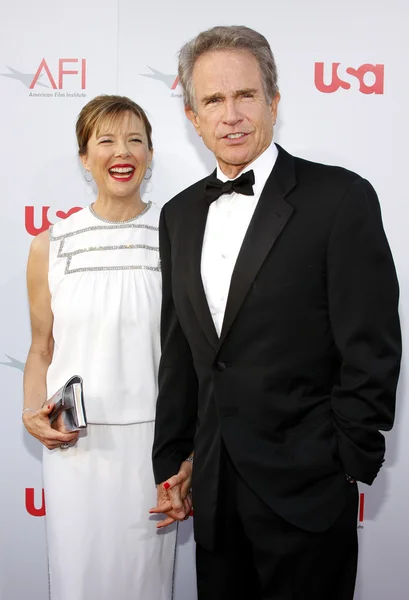 Warren Beatty, Annette Bening — Foto de Stock