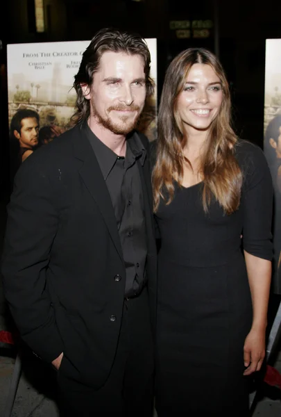 Christian Bale, Sibi Blazic — Stock Photo, Image