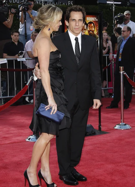 Christine Taylor e Ben Stiller — Foto Stock