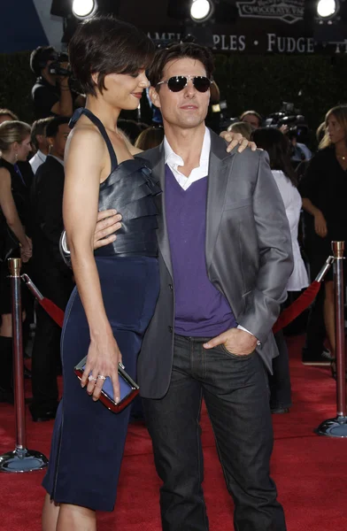 Katie Holmes e Tom Cruise — Fotografia de Stock