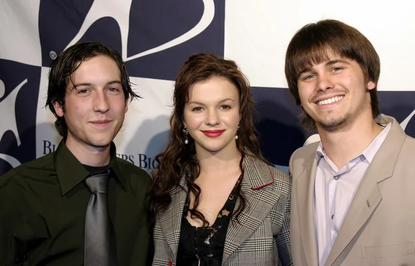 Chris Marquette, Amber Tamblyn, Jason Ritter — Zdjęcie stockowe