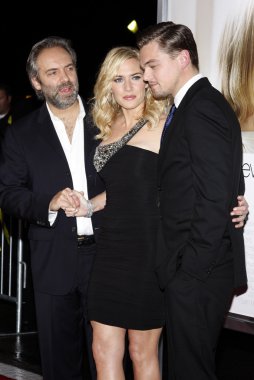 Sam Mendes, Kate Winslet, Leonardo Dicaprio