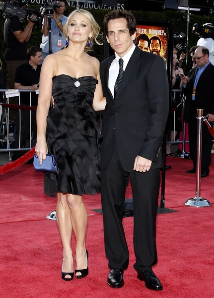 Christine Taylor e Ben Stiller — Fotografia de Stock
