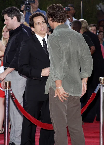 Ben Stiller and Matthew McConaughey — Stock Photo, Image