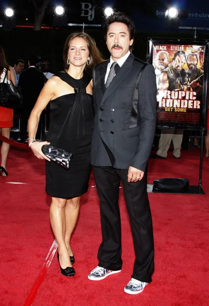 Robert Downey Jr. y Susan Downey — Foto de Stock