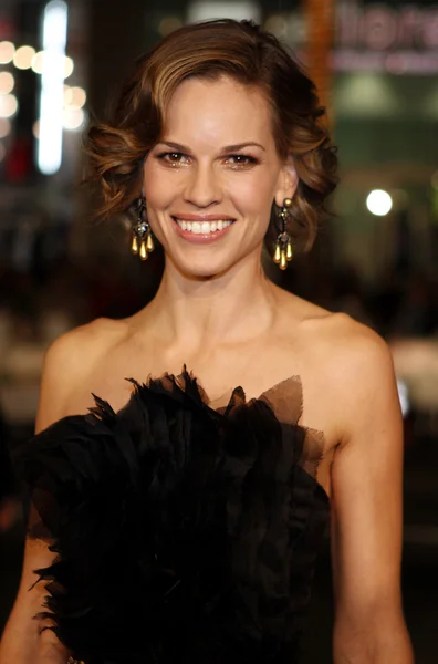 Herečka Hilary Swank — Stock fotografie