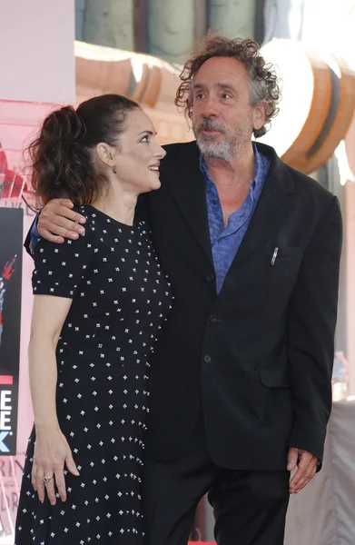 Winona Ryder e Tim Burton — Fotografia de Stock