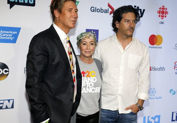 Shannen Doherty and Kurt Iswarienko