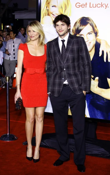 Ashton Kutcher, Cameron Diaz — Stock Fotó