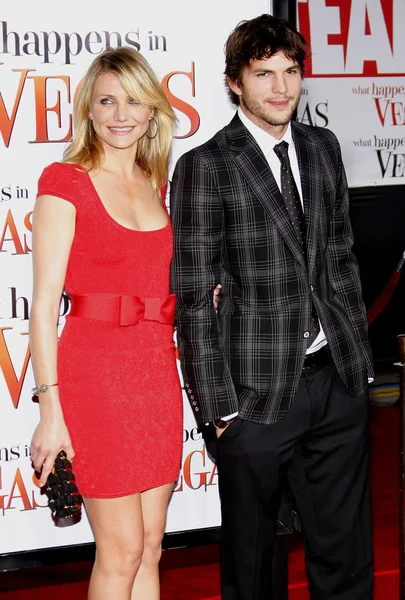 Ashton Kutcher, Cameron Diaz — Stock Photo, Image